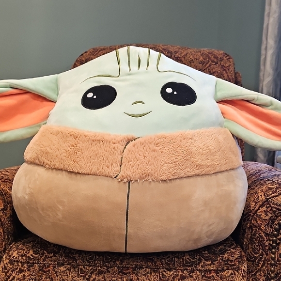 Squishmallow Star Wars Plush 20" XL The Child Baby Yoda Grogu Mandalorian. - Picture 1 of 1